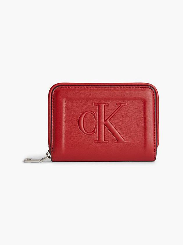 Calvin Klein USA Zip Around Womens Wallet Red 2160435-PA